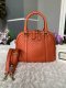 GUCCI Microguccissima Mini Dome Bag Sun Orange