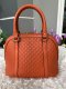 GUCCI Microguccissima Mini Dome Bag Sun Orange