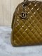 Chanel Just Mademoiselle Large Bowling Bag Patent Leather