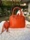 GUCCI Microguccissima Mini Dome Bag Sun Orange
