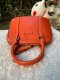 GUCCI Microguccissima Mini Dome Bag Sun Orange