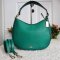 Coach Green Leather Hobo Shoulder Bag