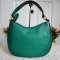 Coach Green Leather Hobo Shoulder Bag