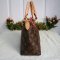 Louis Vuitton V Tote Monogram Canvas and Leather