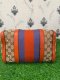 Gucci Orange/beige Gg Canvas Medium Vintage