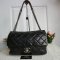 Chanel Black Duo Color Classic Flap