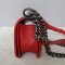 กระเป๋า Chanel boy Red CAlf