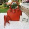 GUCCI Microguccissima Mini Dome Bag Sun Orange