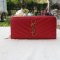 YSL ZIPPY WALLET LONG RED CHEVRON GHW