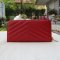 YSL ZIPPY WALLET LONG RED CHEVRON GHW