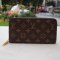 LV ZIPPY WALLET LONG BROWN MONOGRAM CANVAS GHW