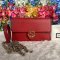 Gucci Red Dollar Interlocking G Wallet on Chain