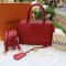 LOUIS VUITTON WOMEN‘S SPEEDY EMPREINTE RED 20