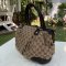 Beige/Ebony GG Canvas Medium Sukey Tote