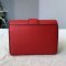 MICHAEL KORS Carmen Medium Flap Billfold Wallet Bright Red