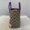 GG Supreme Monogram Childrens Rainbow Birds Tote