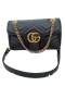 GUCCI​ Marmont ​GG Lamb​ Black