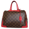 Coquelicot Leather and Monogram Retiro