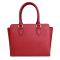 Prada Red Saffiano Satchel