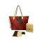 กระเป๋า Louis Vuitton Neverfull MM tote bag - Red