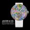 JACOB & CO. Brilliant Flying Tourbillon Baguette Pastel Arlequino 