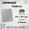 แผ่นเพลทสแตนเลส เกรด304 หนา 2.0mm ผิว 2B (พร้อมปิดฟิล์มกันรอย)