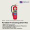 Portable Fire Extinguisher Red NIPPON Green Label Dry Chemical