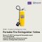 Portable Fire Extinguisher Yellow NIPPON Class D Flammable Metal Fire Extinguisher