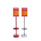 Safety Sign and Emergency Light NIPPON Stainless Steel Stand With Sign Showing