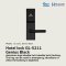 GL-5211 Genius Black GREATLOCK Hotel Lock RFID Hotel Door Lock System