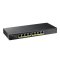 GS1915-8EP ZYXEL 8-port GbE Smart Managed Network Switch For WiFi & Wired Network infrastructure system