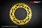 สเตอร์หลัง CNC FORZA-750 2-Tone 38 ฟัน 520 อลูมิเนียม 7075