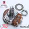 Alpha Volume 24mm Pot A500K / B500K พอทวอลลุ่มกีตาร์ (Made In Taiwan)