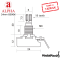 Alpha Volume 24mm Pot A500K / B500K พอทวอลลุ่มกีตาร์ (Made In Taiwan)