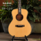Nologo กีตาร์โปร่ง All Solid Guitars | QD-OM100