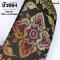 บัวทอง สายสะพายกีตาร์ ลายผ้าไหมราชาวดี ยกดอก Strap หนังวัวแท้