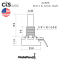 CTS - Pot A250K Short and Solid Shaft