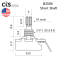 CTS - Pot A250K / B250K Short Shaft