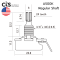CTS - Pot A500K / B500K Regular Shaft