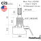 CTS - Mini Pot A250K Short Shaft and Embossed Cover