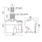 CTS Push-Pull DPDT A250K Potentiometer Regular Split Shaft