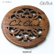 Cole Clark Lutehole Soundhole Cover for FL (Walnut)