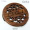 Cole Clark Lutehole Soundhole Cover for FL (Walnut)