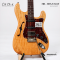 Cole Clark | Hollow Baby HSS - True Balance Pickups - Natural - Tortoise Shell scratach plate (SN : 2606257)