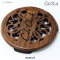 Cole Clark Lutehole Soundhole Cover for FL (Walnut)