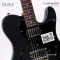 Cole Clark | Culprit 3 True Balance pickups HH - Black - Black scratch plate (SN:2606145)