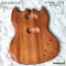 DIY Guitar บอดี้+คอ กีตาร์ ทรง SG (Set Neck)
