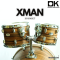 กลองชุด DK Drum Kingdom รุ่น X-MAN Series สี Natural Wood  พร้อมขาสแตนด์ และ พร้อม ฉาบ Vansir รุ่น PRC 4 ใบ Hi-HAT 14  Crash 16 Ride 20 ครบชุด