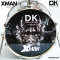 กลองชุด DK Drum Kingdom รุ่น X-MAN Series สี Oak Wood พร้อมขาสแตนด์ และ พร้อม ฉาบ Vansir รุ่น PRC 4 ใบ Hi-HAT 14  Crash 16 Ride 20 ครบชุด