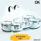 DK Drum Kingdom  กลองควิ้นท์ Quint Marching Drum  5 ใบ